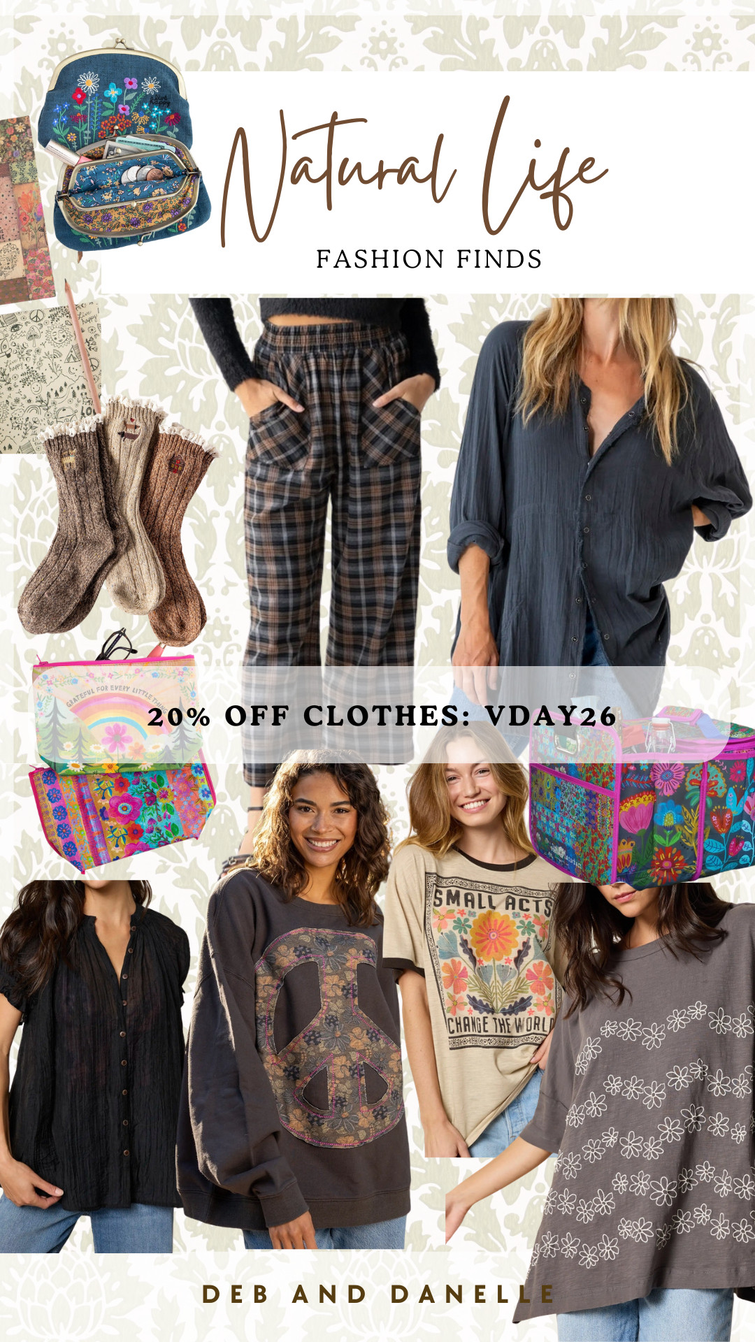 I just placed another order for some soft, flowy pieces from @NaturalLife. I especially love the peace-sign sweatshirt I received.  

 #LTKSaleAlert #LTKMidsize