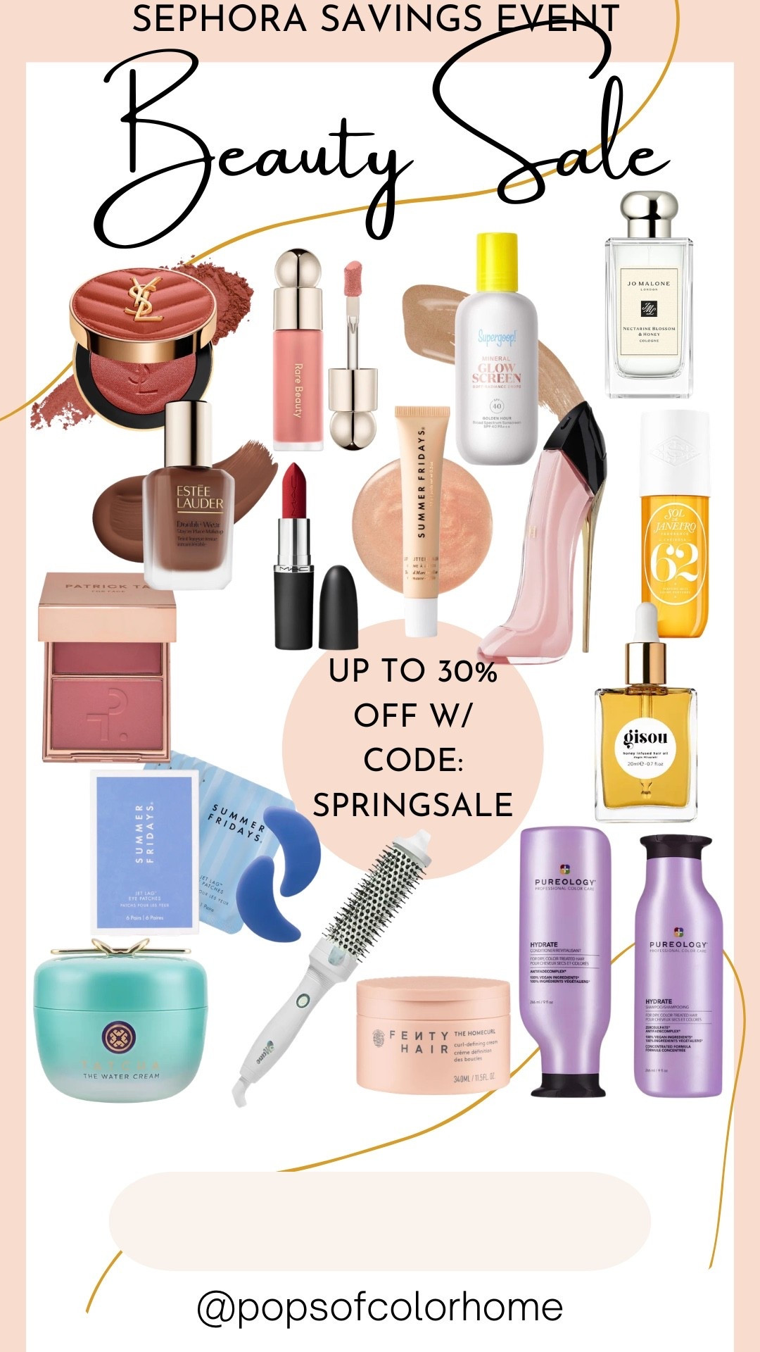 Shop the Sephora savings event for beauty deals! Everything is on sale up to 30% off with code SPRINGSALE 🙌🏾

#LTKselfcare #LTKBeauty #LTKSaleAlert