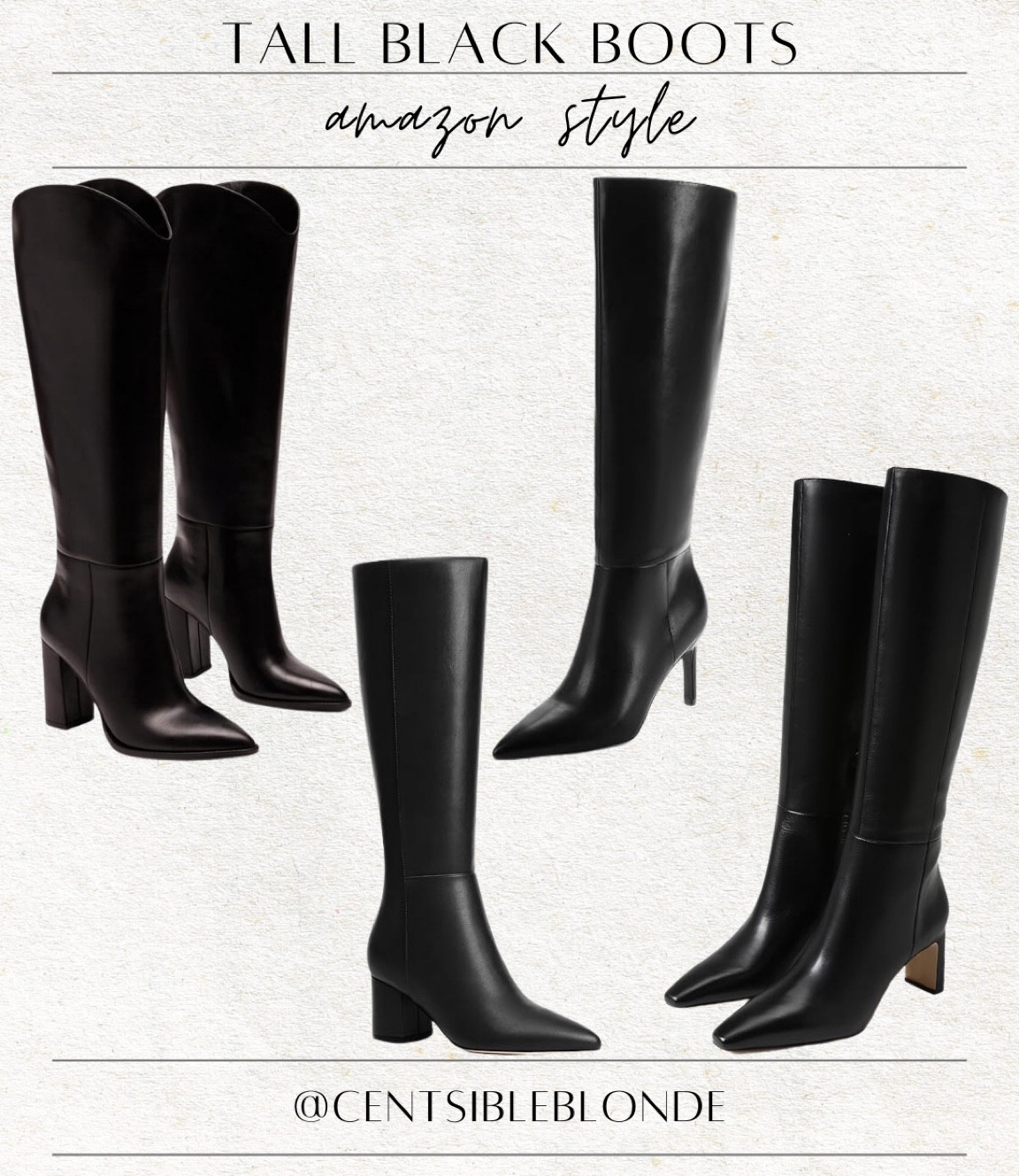 Tall black boots, pointed toe boots, Amazon boots, under the knee boots, knee high boots, chic boots 

#LTKSeasonal #LTKShoeCrush #LTKHoliday