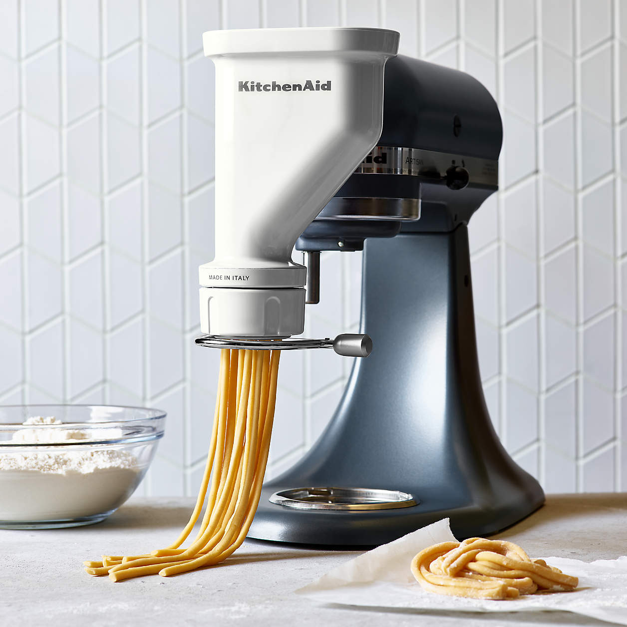 KitchenAid Gourmet Pasta Press Stand Mixer Attachment + Reviews | Crate & Barrel | Crate & Barrel