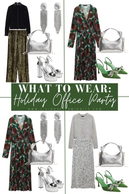 What to wear to an office holiday party / holiday party outfits / Christmas outfit ideas 

#LTKparties #LTKHoliday #LTKstyletip