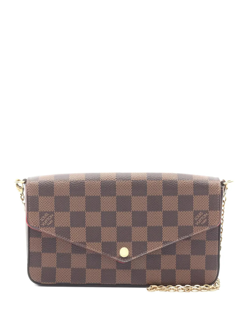 Louis Vuitton Pre-Owned Félicie Pochette wallet - Brown | Farfetch Global