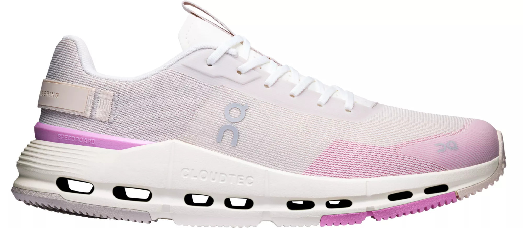On Women's Cloudnova Form 2 Shoes, Size 9.5, Pink/Pearl White | DICK'S Sporting Goods