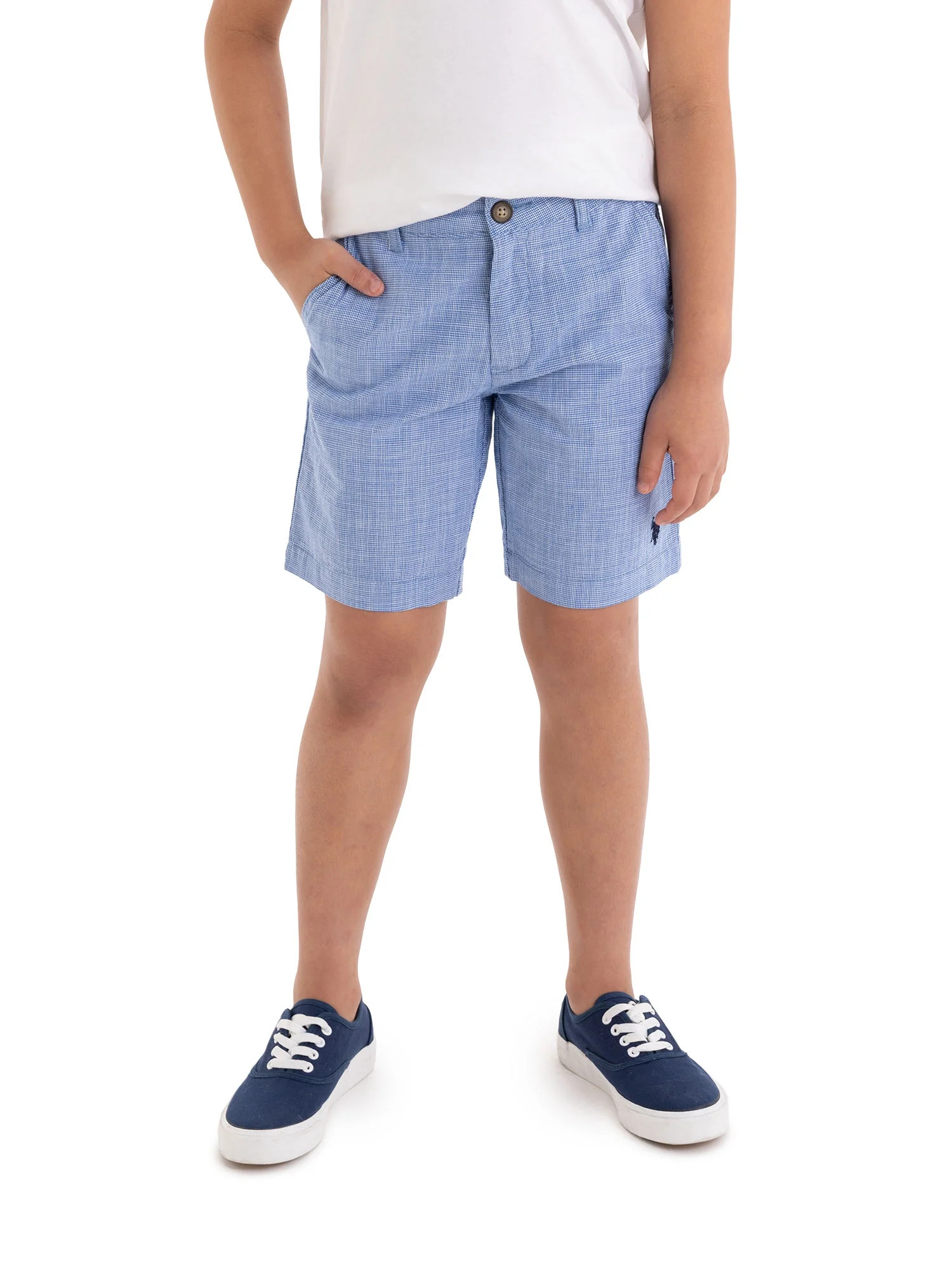 U.S. Polo Assn. Boys Printed Twill Hartford Short, Sizes 4-18 | Walmart (US)
