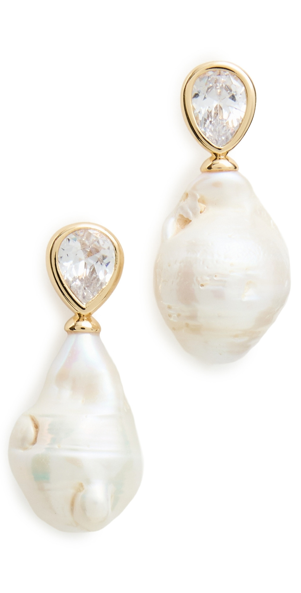 Ettika Freshwater Heirloom Earrings Pearl One Size | Shopbop