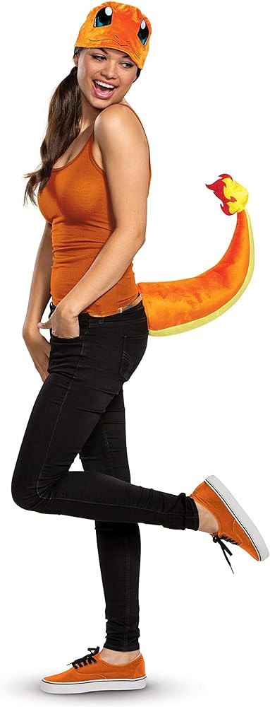 Disguise unisex adult Pokemon Charmander Accessory Kit Costume Accessories, Orange, Size US | Amazon (US)