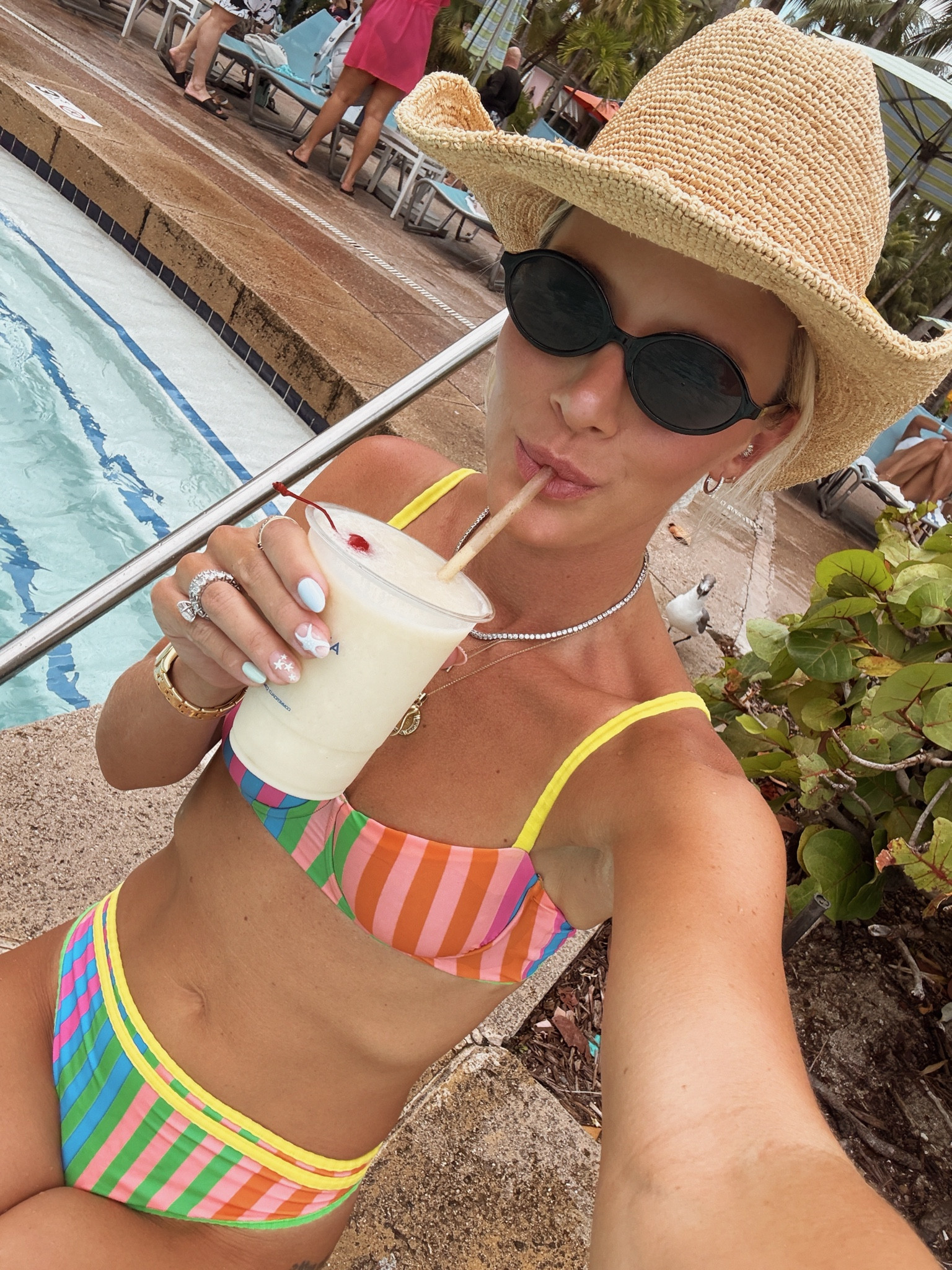 hat + sunnies + bikini linked! 👙 

#LTKTravel #LTKSwim