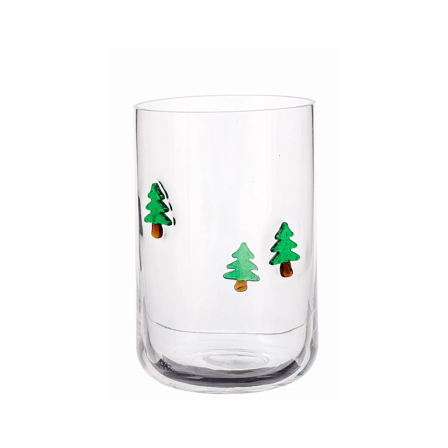 Tree Charm Drinking Glass 16 OZ Holiday Time - Walmart.com | Walmart (US)