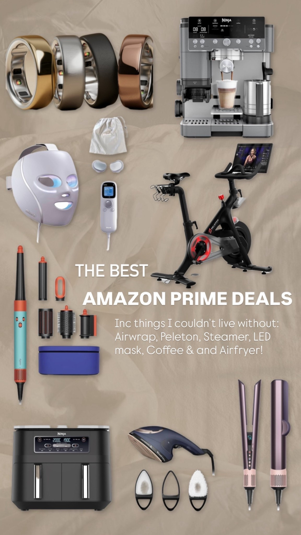 Amazon Prime deals electronics and beauty

oura ring 
Shark LED MASK
PELETON
Dyson Air Wrap 
Nespresso coffee Machine
Clothes steamer 
Airfryer

Home essentials
Early Christmas list presents #amazon #prime #ltkxamazon

#LTKuk #LTKgiftguide #LTKbeauty