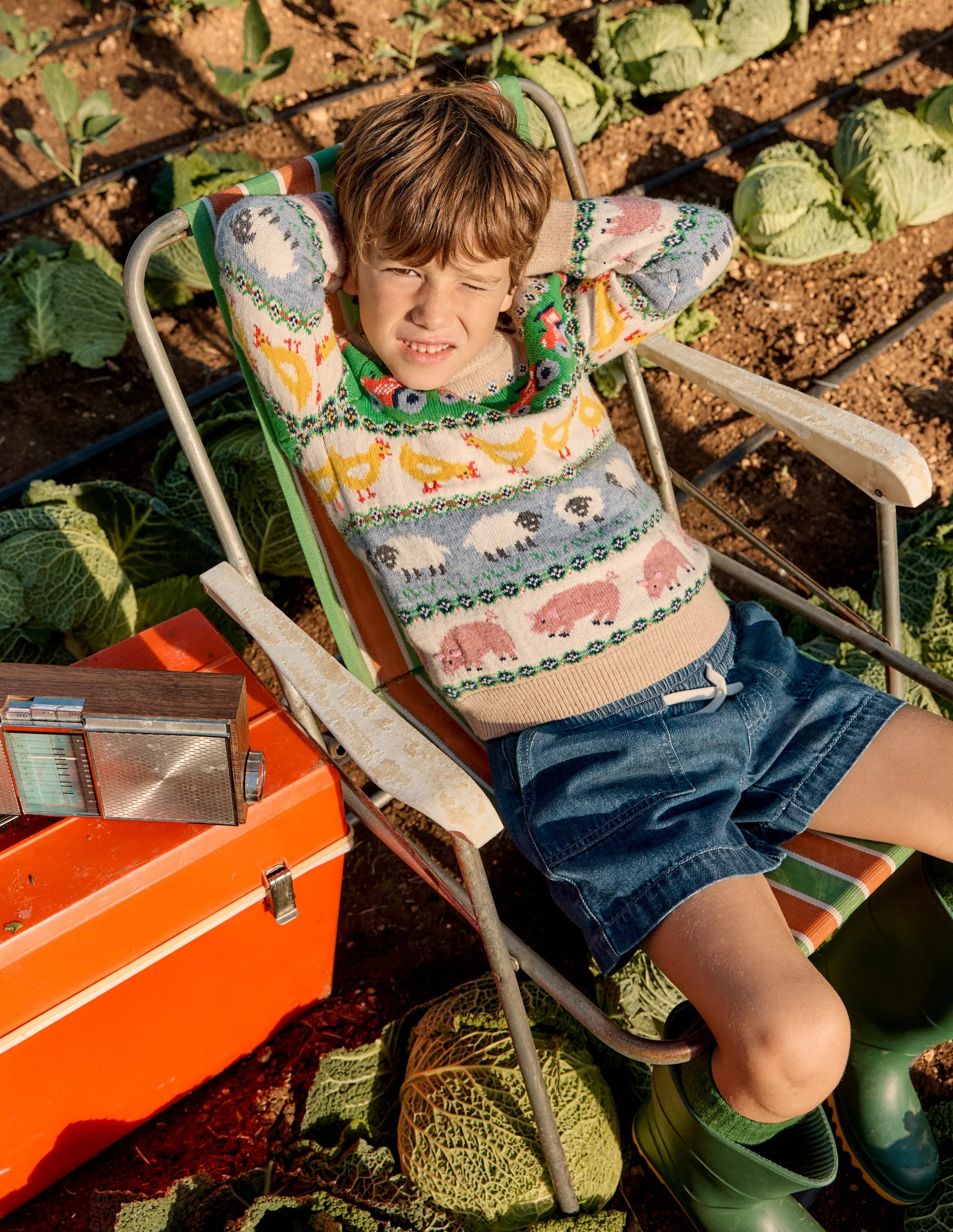 Fair Isle Jumper-Farm Animals | Boden (US)