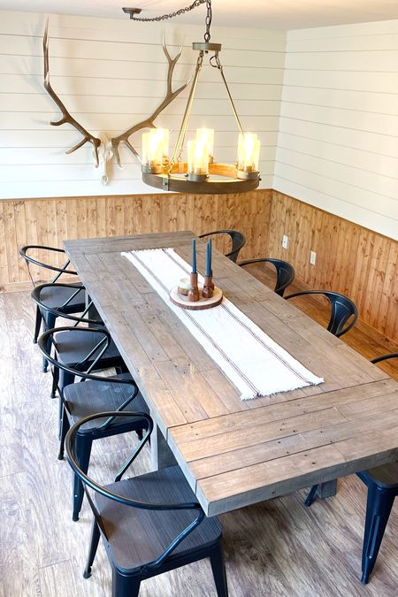 New rustic dining table in our cabin in Oregon.  I can’t wait for family dinners here this summer!  

#LTKFind #LTKhome #LTKunder100