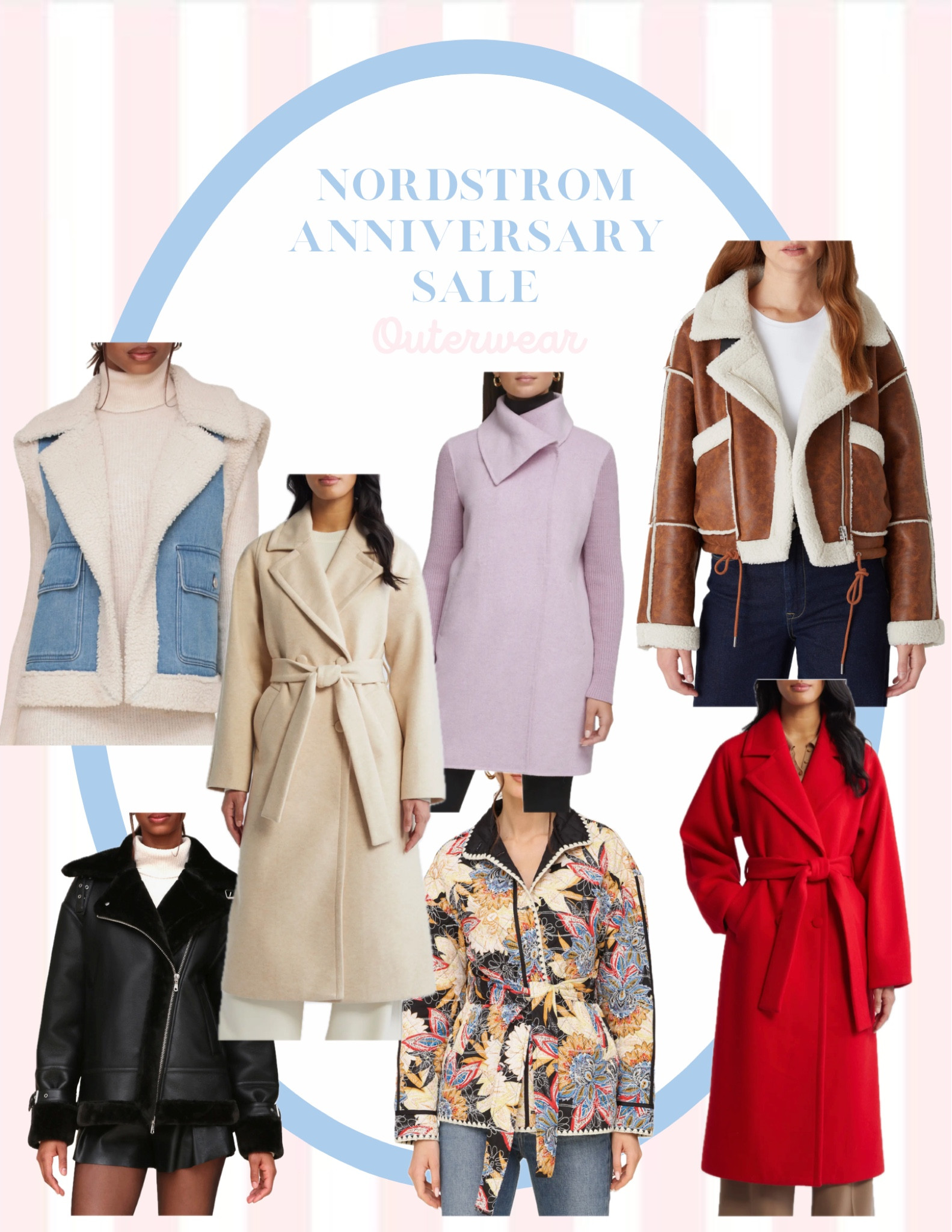 My Nordstrom Anniversary Sale outerwear favorites!

Some highlights:
This BLANKNYC brown faux shearling jacket looks so cool! I love the length & the exposed shearling. 

Put this Bernardo Double Breasted Belted Coat in both the oatmeal and red color because why not get both for basically the regular price of one, right?? The oatmeal is so classic and chic and the red is such a standout piece! And the silhouette is perfection. 

This embroidered paisley quilted jacket by Avec Les Filles is so fun and unique! The perfect seasonal transition piece.

#LTKSaleAlert #LTKxNSale #LTKStyleTip