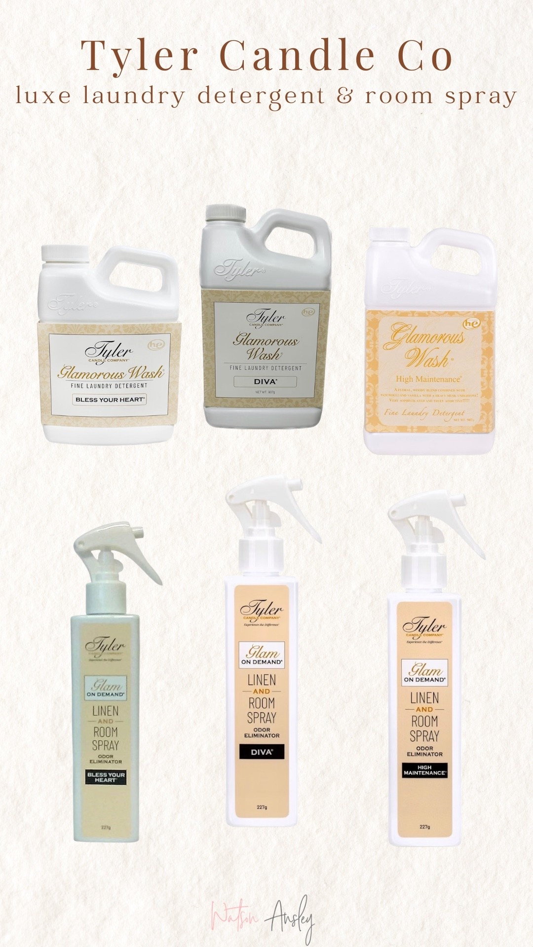 Shop my favorite luxe laundry detergent, room spray, candles and more!

I love using these for my sheets, towels and those speciality items. Room spray is great for bathrooms, sheets, bedroom, etc!

My favorite descents are Bless Your Heart, High Maintenance, and Diva!

Laundry detergent | home | scents | fragrance | room spray | gifts | sheets | bathroom | amazon | powder room | guest room

#LTKHome #LTKmomlife
