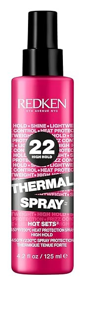 Redken Thermal Spray 22 High Hold - Thermal Heat Protectant and Setting Mist, For Curling and Fla... | Amazon (US)