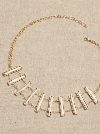 Biwa Pearl Necklace | Aureus + Argent | Banana Republic (US)