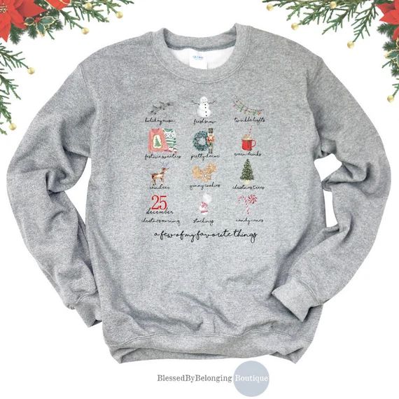 Christmas Shirt-Christmas Sweatshirt Women-Christmas | Etsy | Etsy (US)