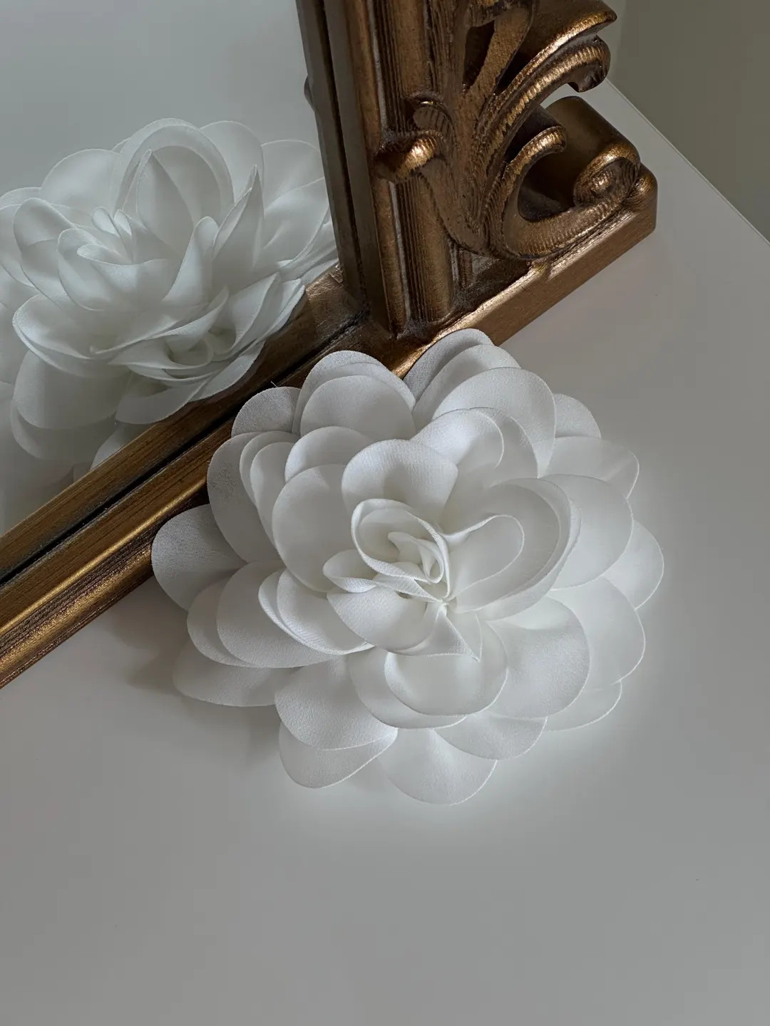 Handmade White Camellia Brooch: Coquette Floral Pins, Cottagecore Wedding Corsage, Valentine's Da... | Etsy (US)