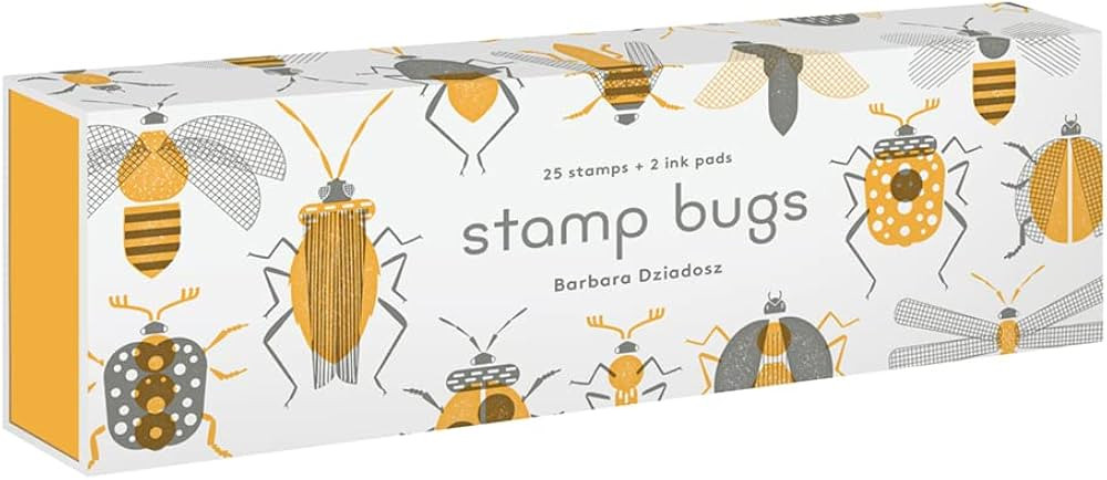 Stamp Bugs (25 stamps, 2 ink colors) | Amazon (US)
