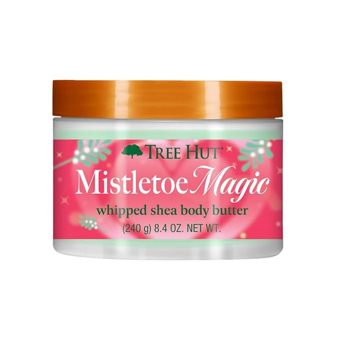 Tree Hut Mistletoe Magic Whipped Shea Body Butter, Long-Lasting Hydration for Soft, Smooth Skin, ... | Amazon (US)
