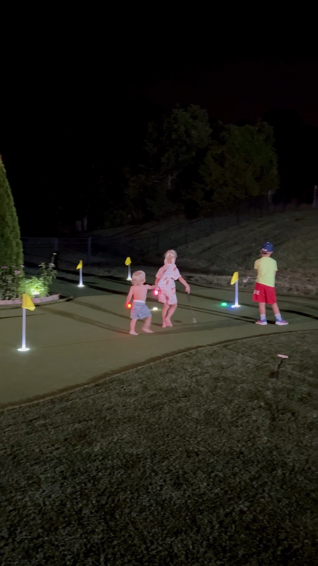 Backyard golf! We recently had a putting green installed and it’s been so much fun! We added some cup lights and glow golf balls from Amazon so we can keep those fun summer nights going a little bit longer!

#LTKHome #LTKKids #LTKFamily