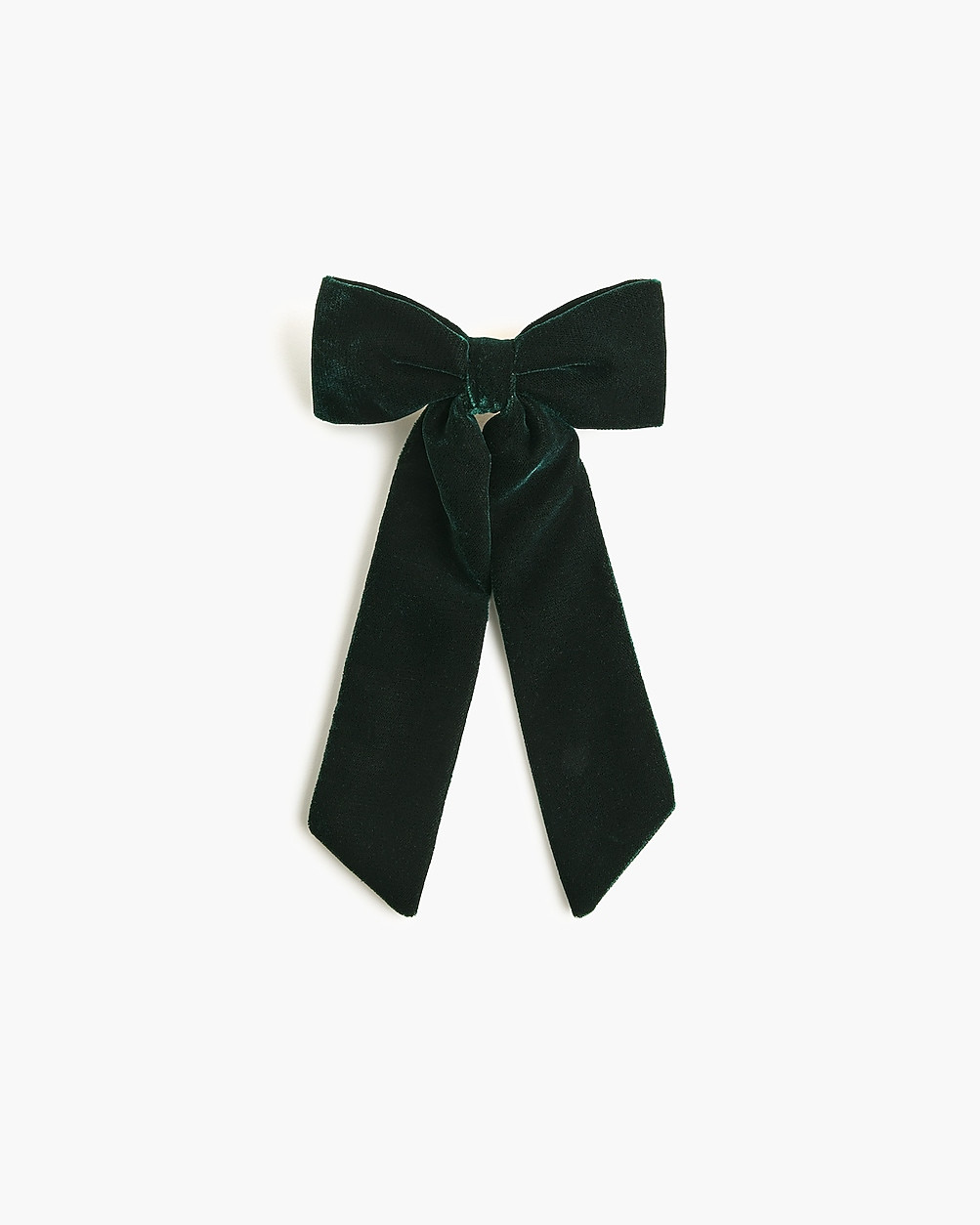 Velvet bow barrette | J.Crew Factory
