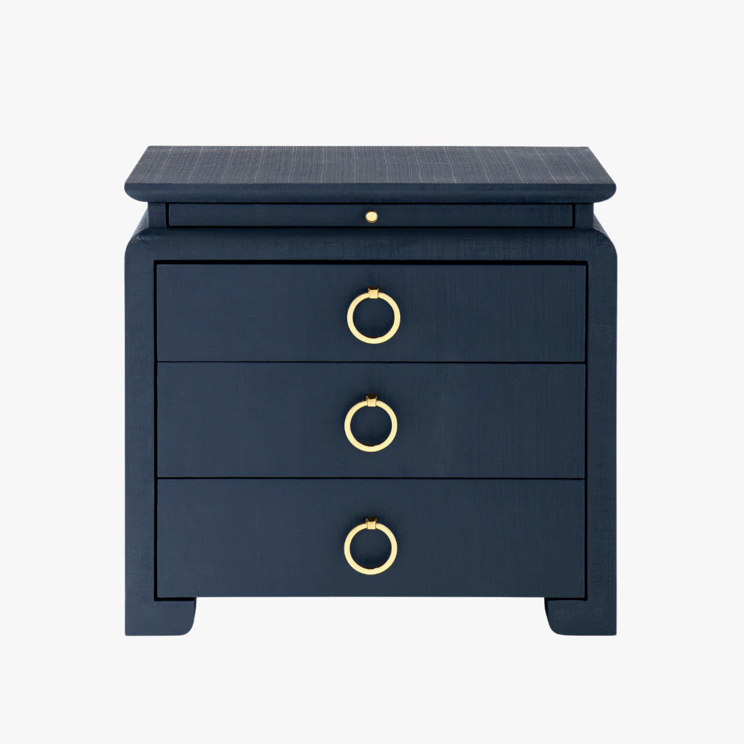Zuri Storm Blue Nightstand | Dear Keaton