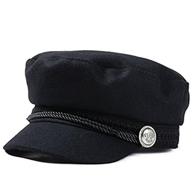 CYPER TOP Unisex Classic Wool Newsboy Hat Fall Winter Cabbie Beret Caps | Amazon (US)