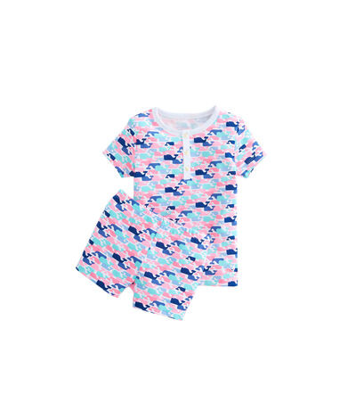 Girls Multi Whale Printed Lounge Set | Vineyard Vines