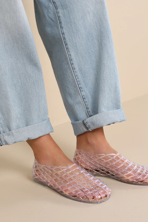 Marlow Clear Sheer Jelly Flats | Lulus