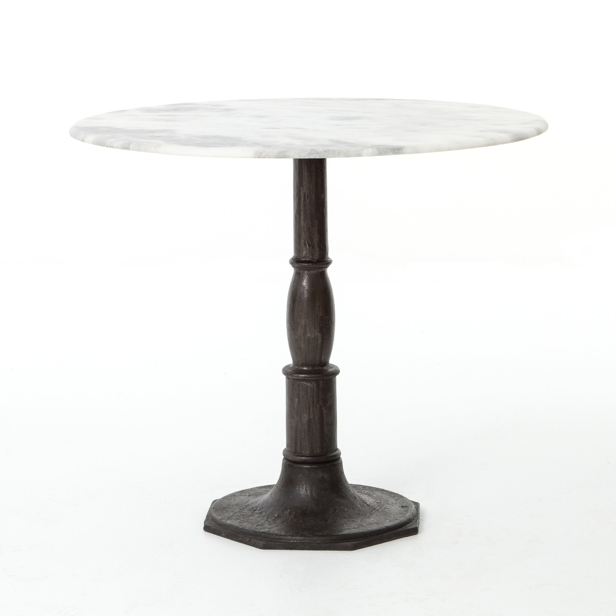 Lucy Bistro Table in Carbon Wash | Burke Decor