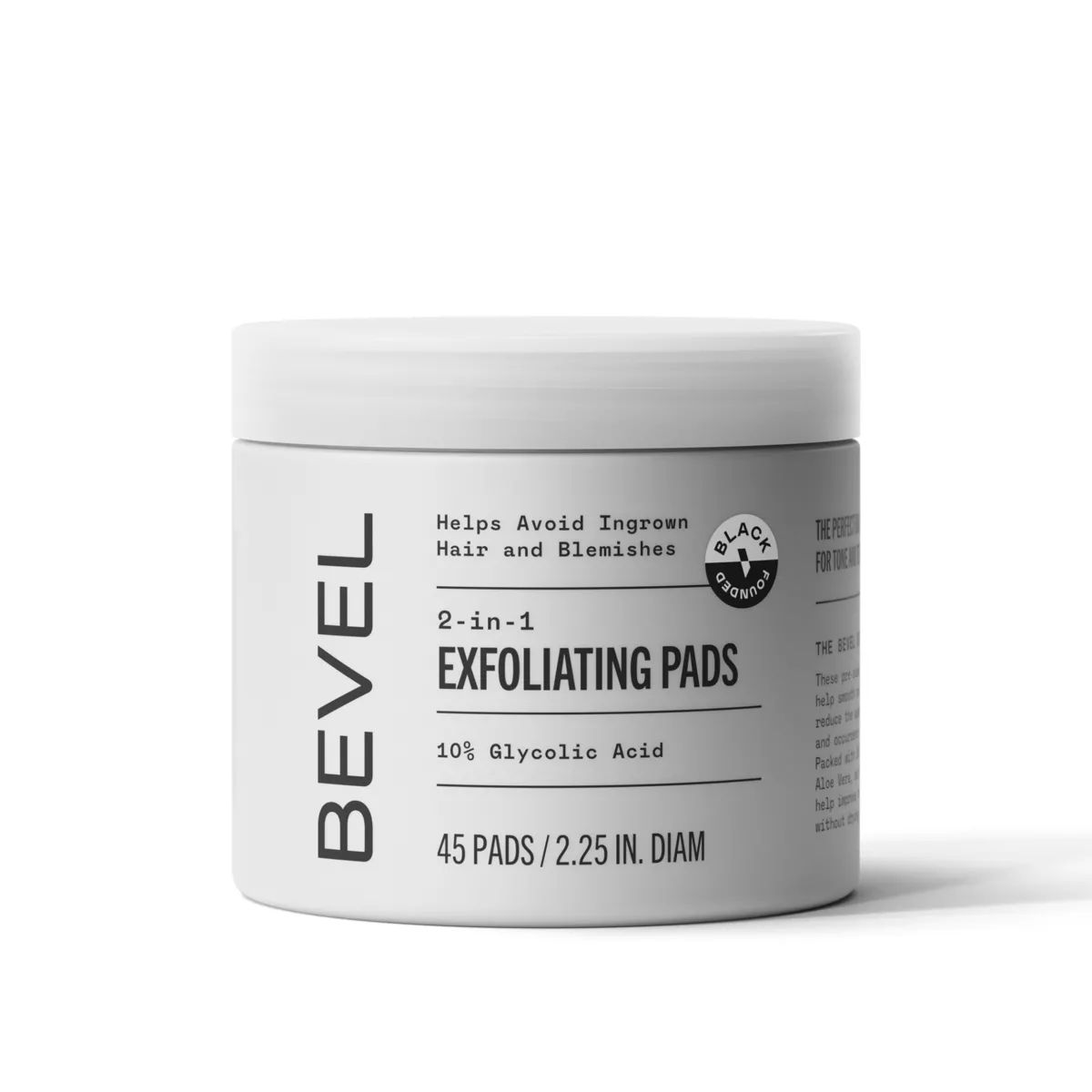 BEVEL Exfoliating 10% Glycolic Acid Toner Pads For Face with Green Tea and Lavender - 45ct | Target