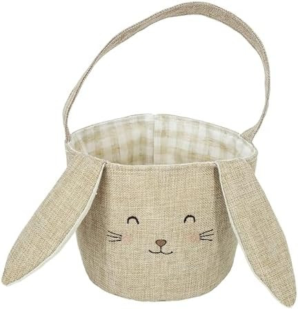 MON AMI Premium Easter Bunny Basket with Handles – 13 Inch Plush Toy Basket | Soft Storage Bin ... | Amazon (US)