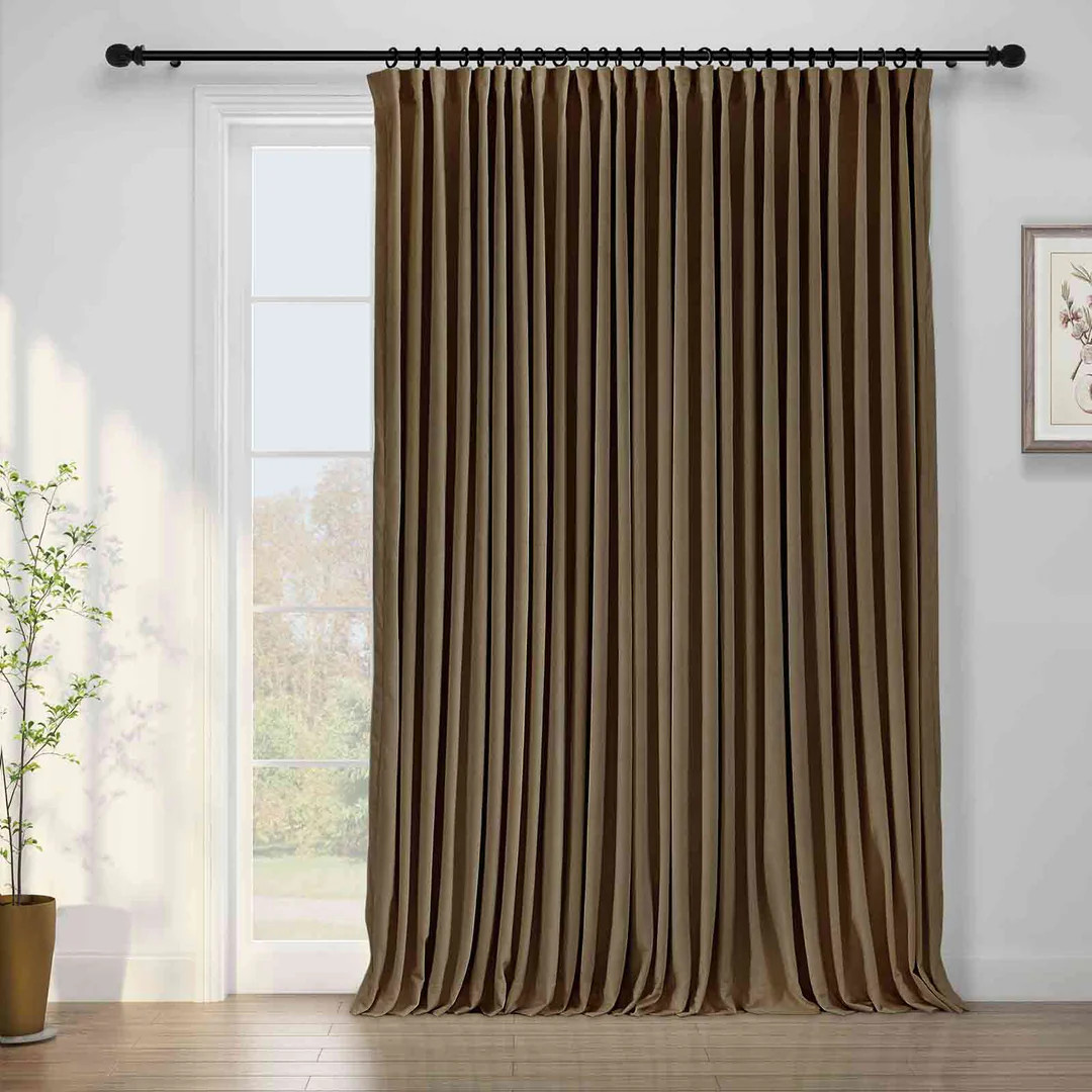 Birkin Velvet Curtain Pleated | TWOPAGES