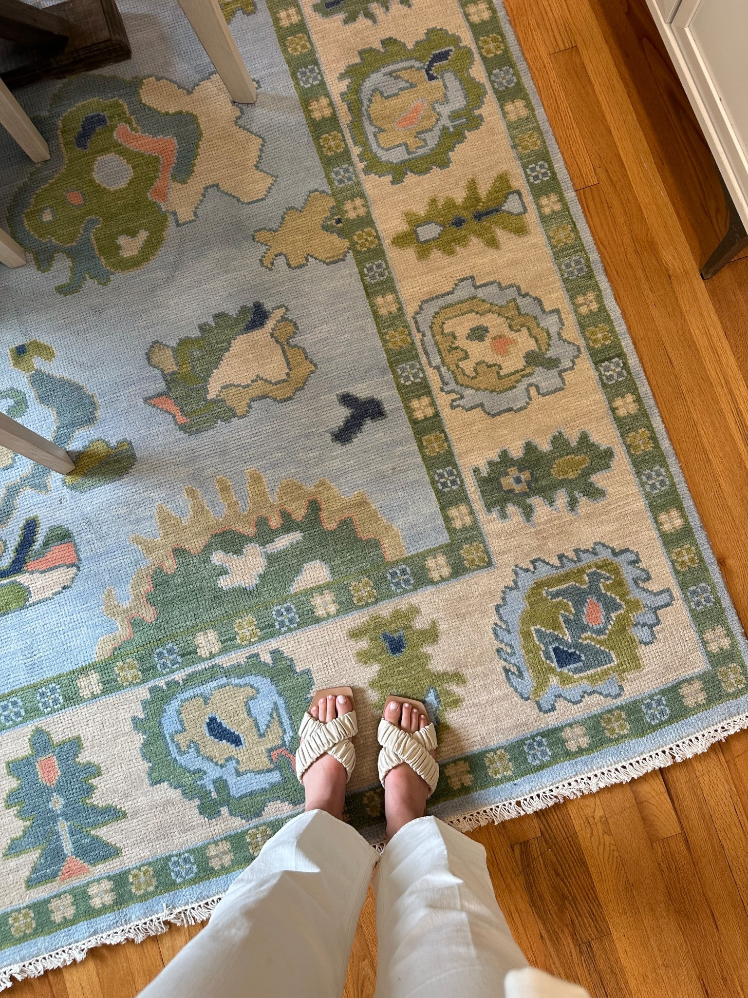 Dining room rug, hand knotted rug, Oushak rug, blue and green rug

#LTKStyleTip #LTKHome