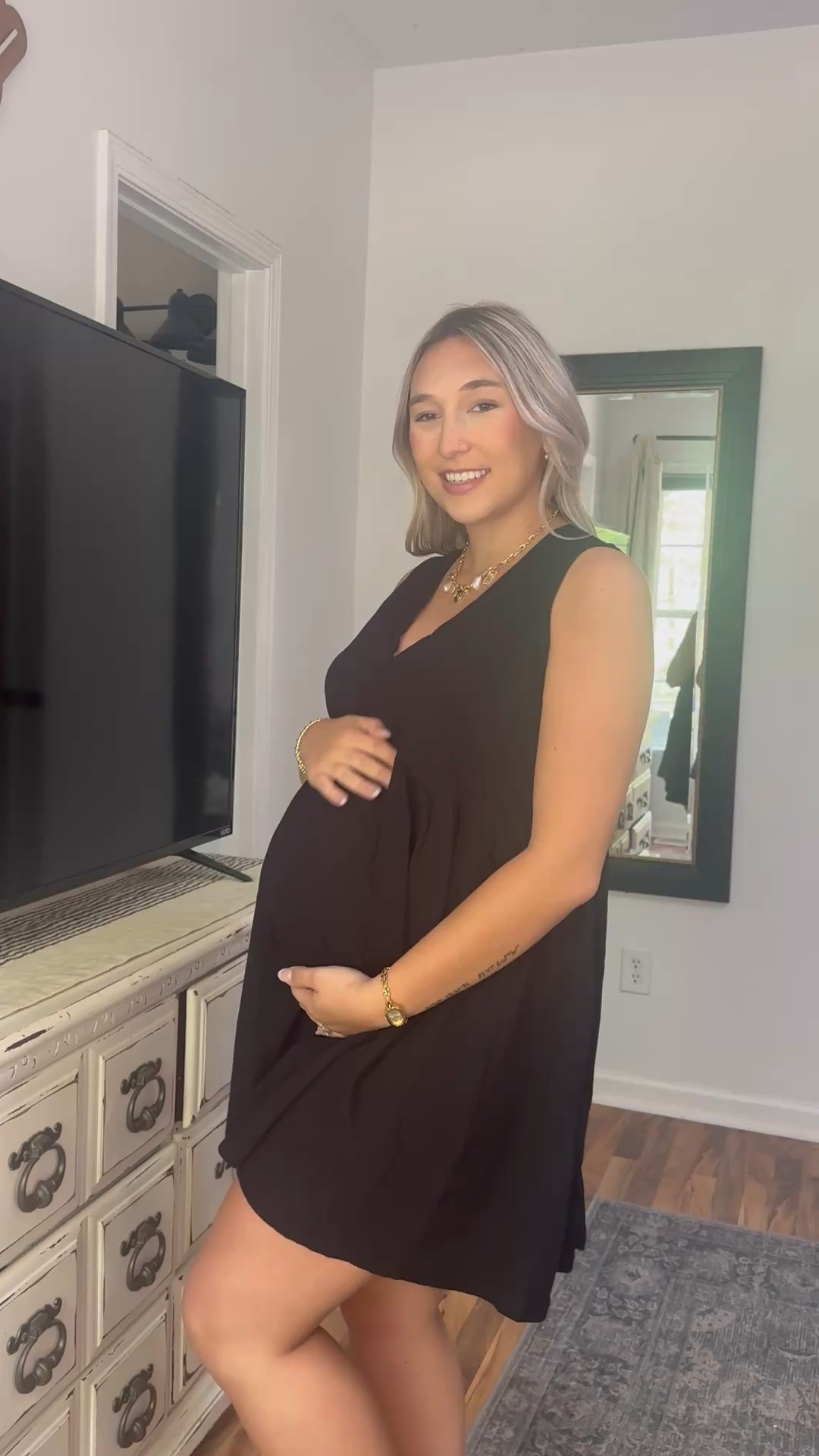 Summer casual bump friend dress #LTKBump #LTKSummer 
