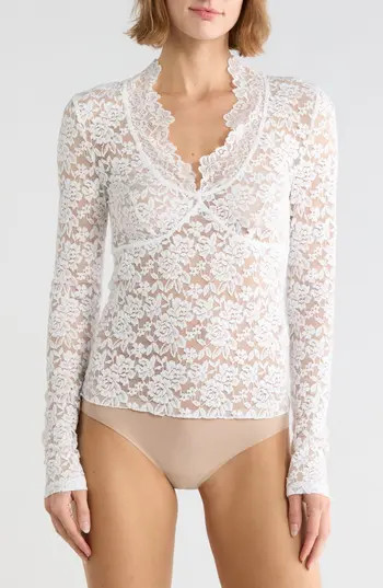 Free People All Day Lace Crop Top in White at Nordstrom Rack, Size Medium | Nordstrom Rack