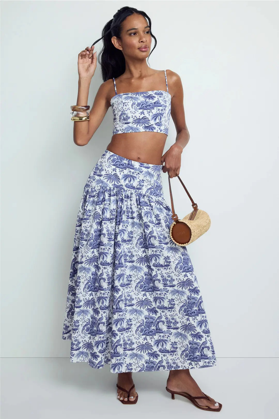 Procida Floral Midi Skirt | Rent the Runway