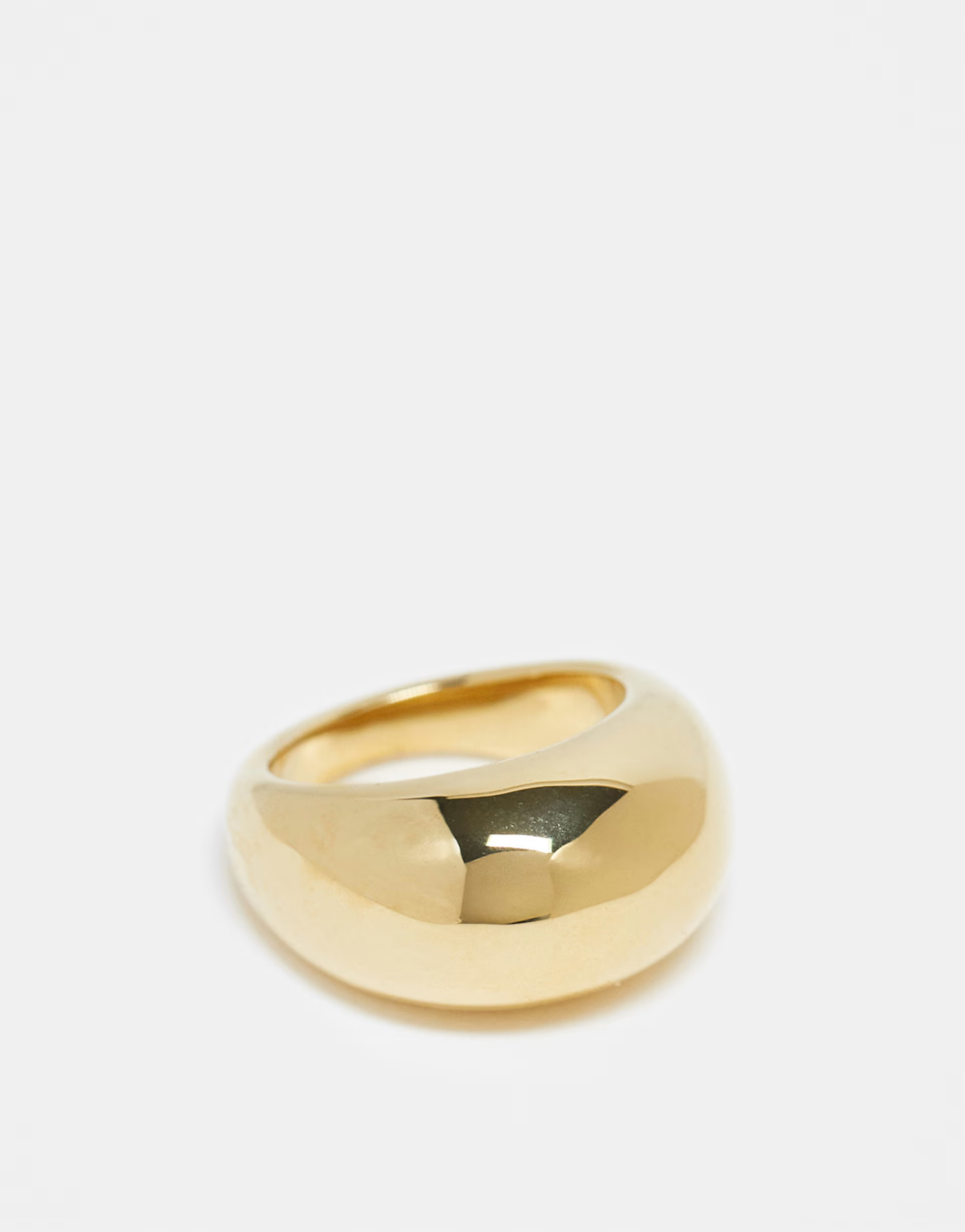 & Other Stories chunky smooth ring in gold | ASOS (Global)
