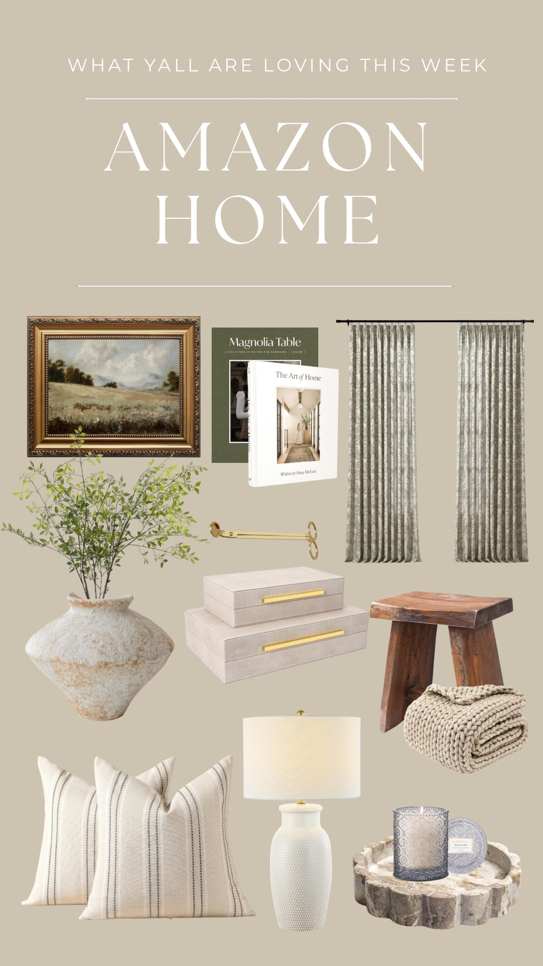 Okay but Amazon living room finds are always such a good styling combo. The cozy textures, layered neutrals, and versatile accent pieces instantly make shelves, coffee tables, and consoles feel styled and thoughtfully pulled together. It’s elevated, timeless, and the easiest way to refresh your space with affordable pieces that still look high-end.
• • Amazon living room, Amazon home finds, living room styling, coffee table decor, shelf styling, neutral home decor, budget home decor, cozy home, chic home accents 

 #LTKHome