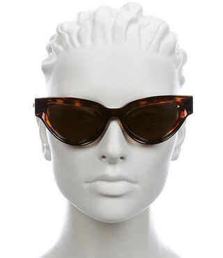 Bottega Veneta Women's BV1249S Edgy 53mm Havana Cat Eye Sunglasses | Dillard's | Dillard's