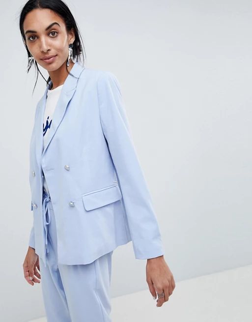 b.Young Double Breasted Suit Blazer | ASOS NL