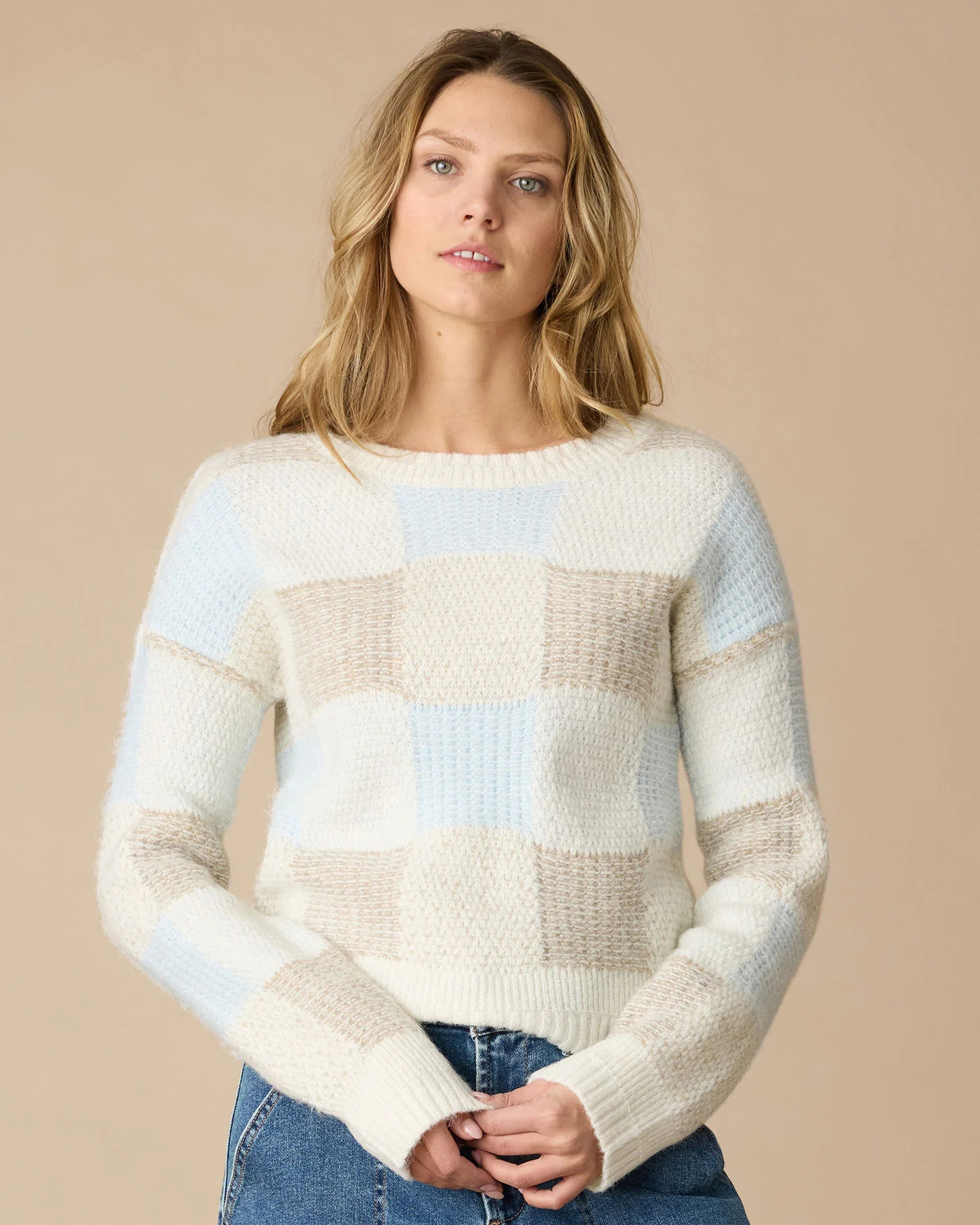RAINELLE BLOCKED SWEATER | Flag & Anthem