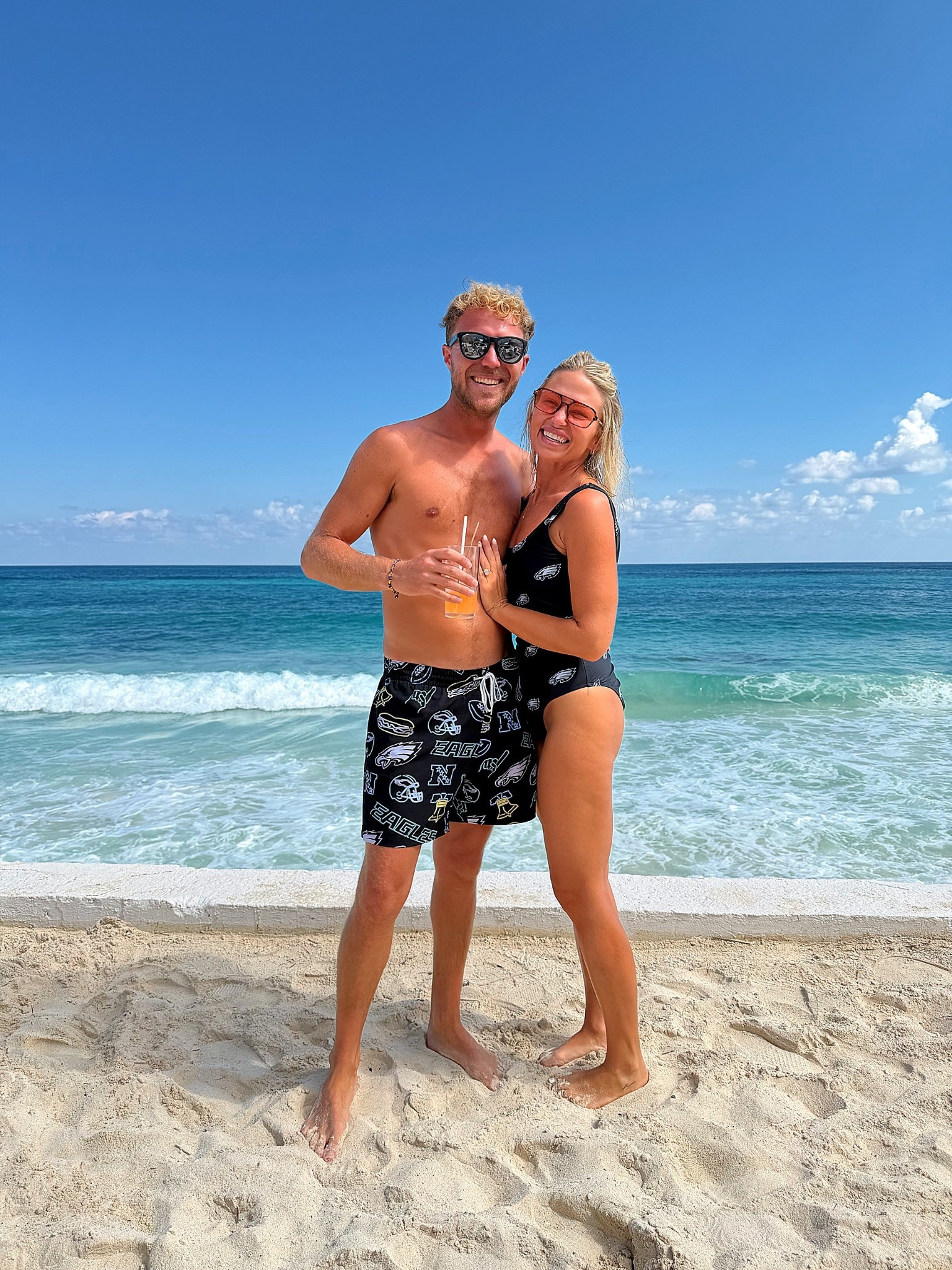 Game Day is better on the beach. Go Birds 🦅 #eagles #gobirds 

#LTKTravel #LTKHoliday #LTKFamily