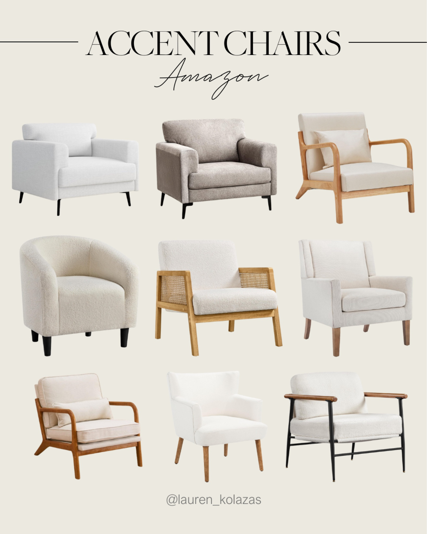 Cozy up in your home with these fancy and high quality accent chairs from Amazon! You can choose from more organic classic styles to something more modern depending on what best suits your style!
#affordablefinds #livingroomfurniture #summerrefresh #homeessentials

#LTKHome #LTKSeasonal #LTKStyleTip