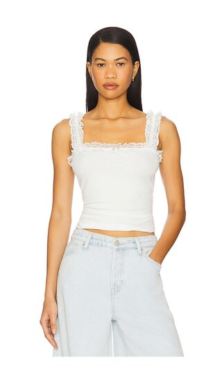 Koko Top in Eggshell | Revolve Clothing (Global)