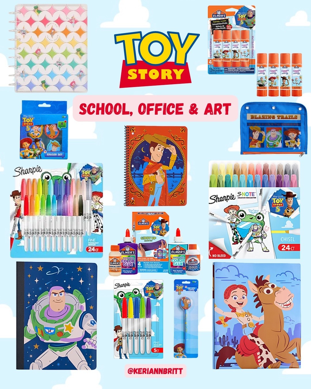 Toy Story 5 School & Office Supplies

Toy Story 5 / Pixar Toy Story / Disney Outfit / Woody / Buzz Lightyear / Jessie / office supplies / desk supplies / school supplies / art supplies / kids craft kit / craft supplies / Office Depot / office max / notebook / sharpie / back to school shopping

#LTKKids
