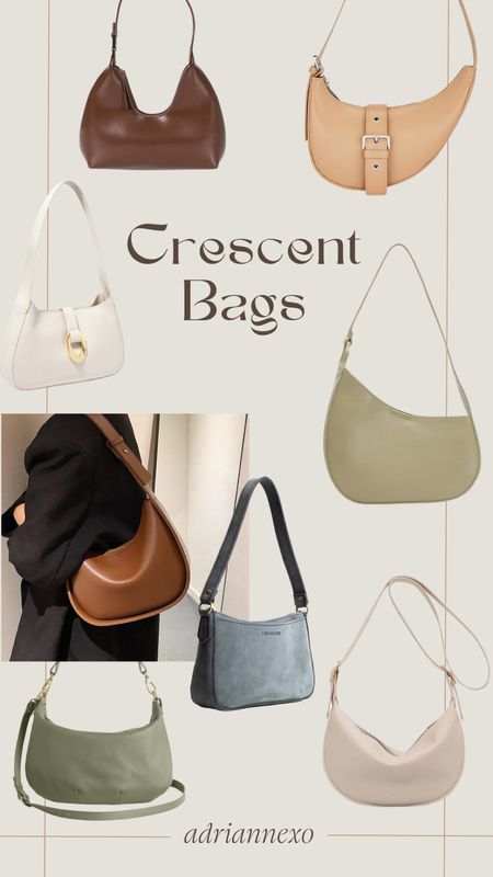 cute curation of crescent/baguette/shoulder bags for autumn 2023 🤎 

#LTKunder50 #LTKFind #LTKitbag