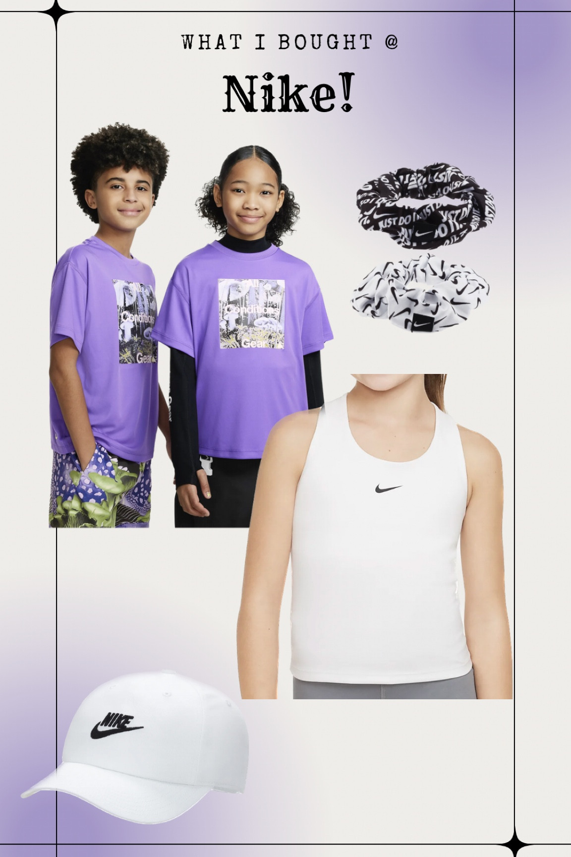 A few things the girls picked out! The neon green shorts aren’t available online yet!