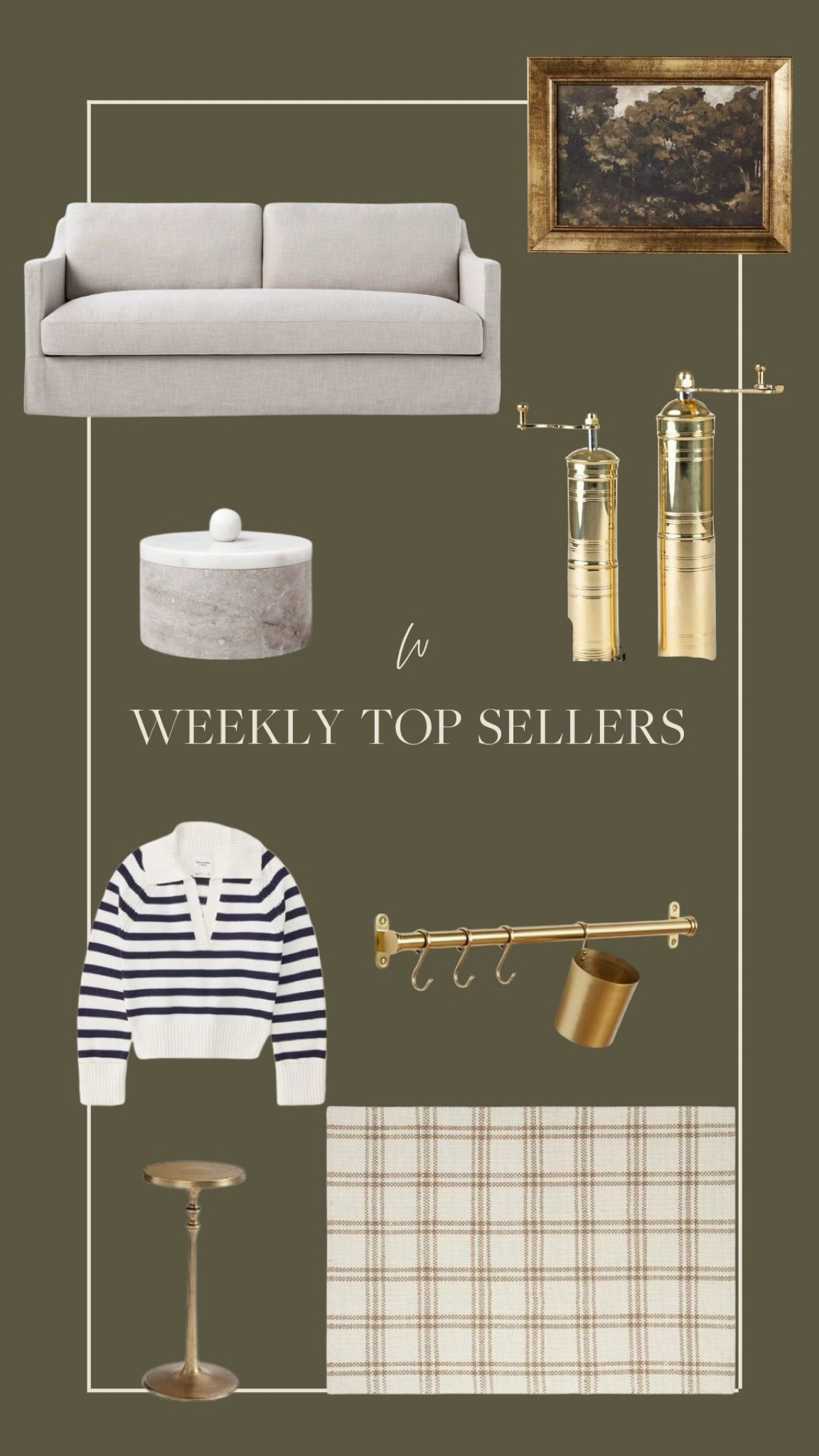 Top sellers, home decor, furniture, rug, area rug, brass decor, pot rack, sofa, upholstered sofa, Abercrombie, striped sweater, sweater, Target

#LTKhome #LTKstyletip