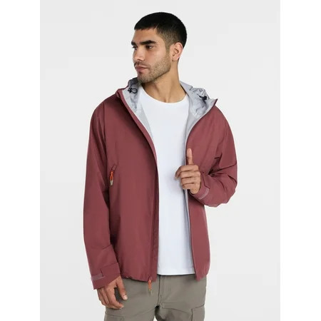 Ozark Trail Men s and Big Men s Seal Seamed Rain Jacket Sizes S-3XL | Walmart (US)